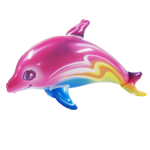12 INFLATABLE 40 IN PINK HAPPY DOLPHIN BLOWUP toy 